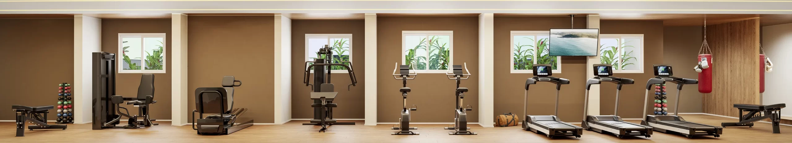 Espaço fitness do Novvo Vila Prudente
